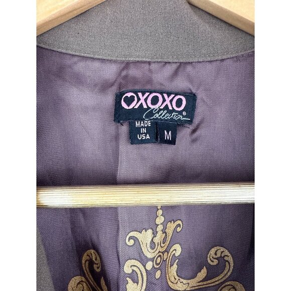XOXO Collection Womens Brown Blazer Jacket Size M - Picture 4 of 5